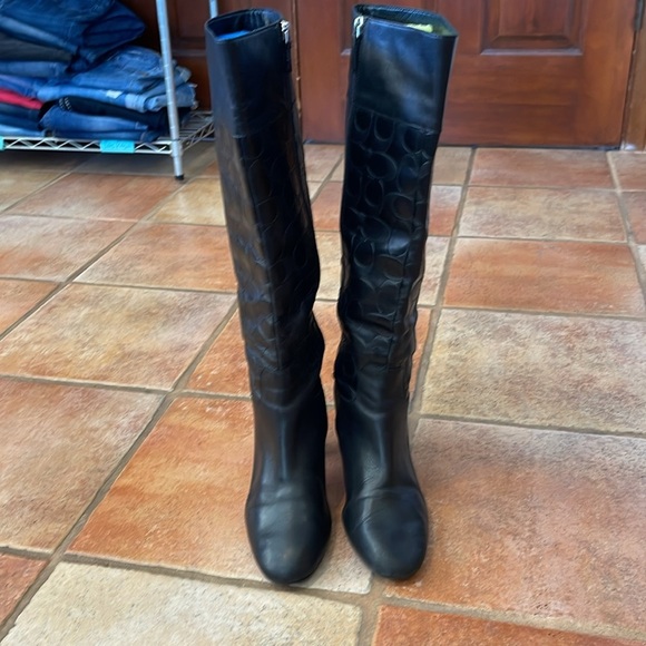 Coach tall boots size 7.5 - Picture 5 of 7